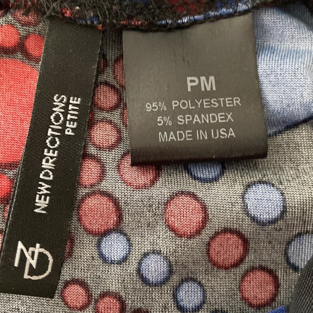 NEW DIRECTION Artist pattern blouse - Picture 6 of 7